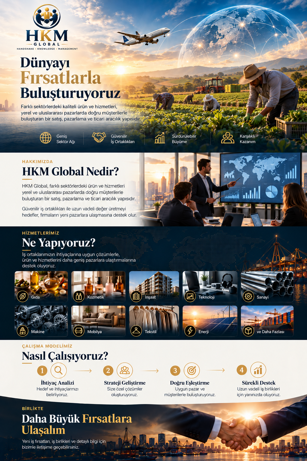 HKM Global - Satış, Pazarlama ve Ticari Aracılık